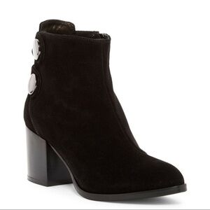 Alberto Fermani Tortora Suede Pointed Toe Ankle Boots